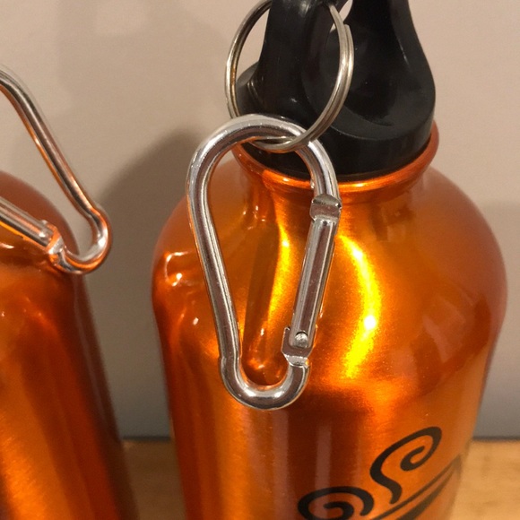 Two Dunkin Donuts Metal Travel Bottle Flask, 23oz - Picture 3 of 6